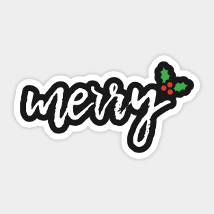 Group Tee, Holiday Party Family Reunion - Merry Sticker